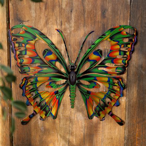 3d Butterfly Metal Outdoor Wall Art Outdoor Metal Wall Art Outdoor