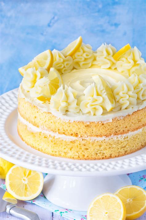 Easy Lemon Cake All In One Lemon Sponge