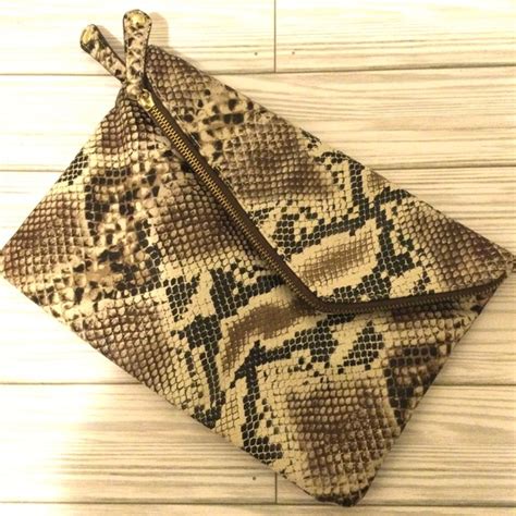 Aldo Bags Womenswear Snake Print Clutch Poshmark