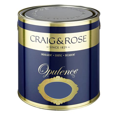 Craig And Rose Opulence Regal Blue Matt Emulsion Paint 2 5l Departments Tradepoint