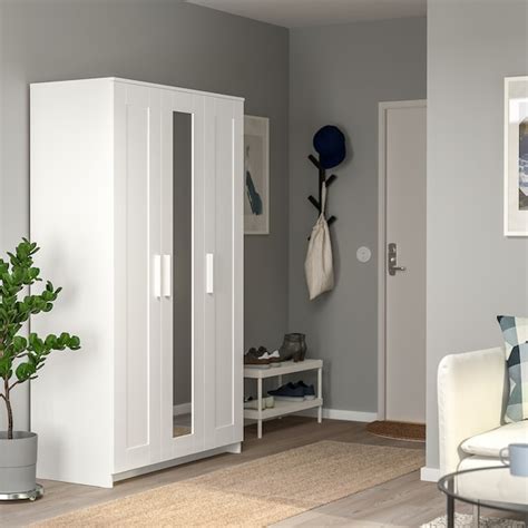 Ikea pax anstad 3 sliding doors wardrobeplease feel free to leave your reviewswhy not watch again with stunning background music: BRIMNES Wardrobe with 3 doors, white, 117x190 cm - IKEA
