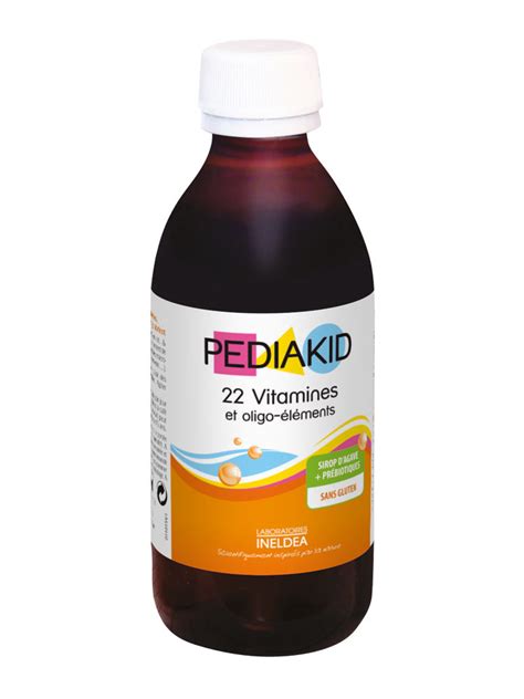 Pediakid 22 Vitamines Et Oligo Éléments Format Familial 250 Ml
