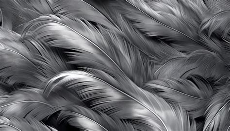 Premium Photo A Close Up Of A Black And White Bird Feathers