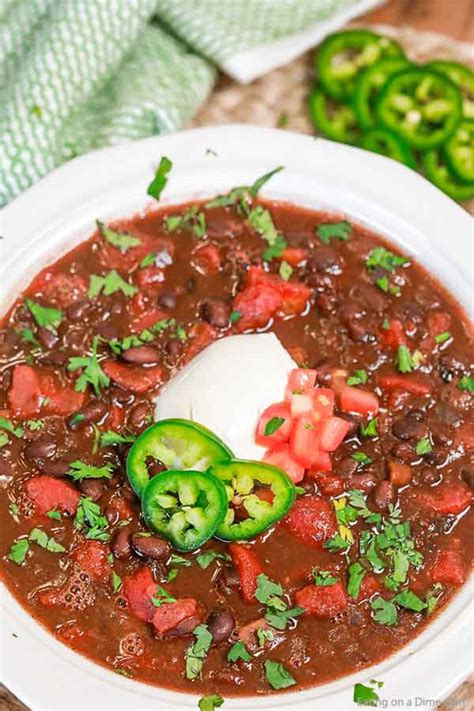 This crockpot black beans recipe is the easy way to cook dried beans in the slow cooker! Crock Pot Black Bean Soup - slow cooker black bean soup