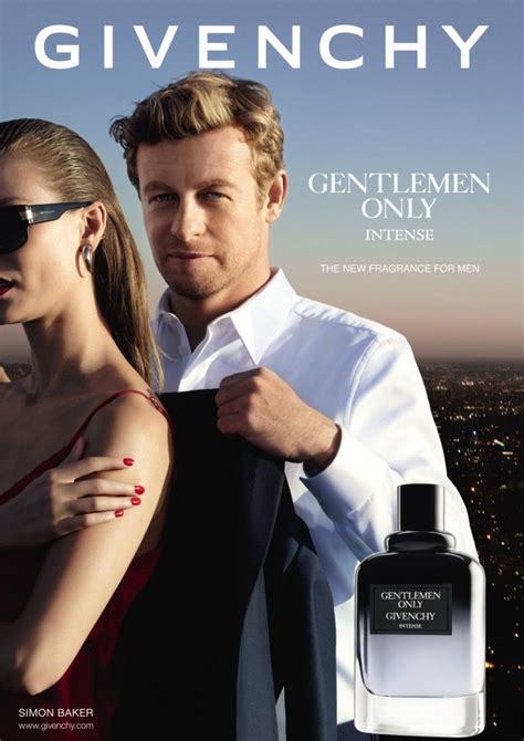 The Mentalist Star Simon Baker Fronts Givenchy Gentlemen Only Intense Fragrance Campaign The