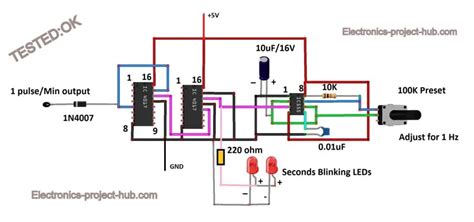 Digital Clock Circuit Using Ic 555 And Ic 4026 Diy Electronics Projects