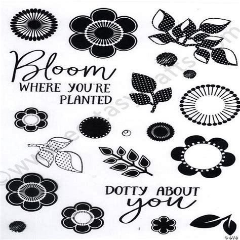Creative Expressions Dotty About You Clear Stamp Set Oriental Trading