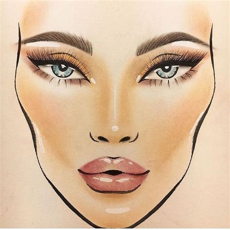 Mac Face Charts Macfacechart • Фото и видео в Instagram Mac Face Charts Makeup Face Charts
