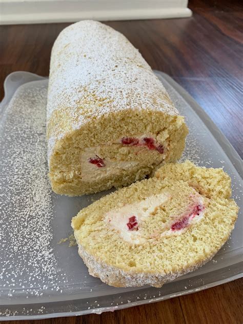 Vanilla Swiss Roll Cake Recipe With Pictures POPSUGAR Food