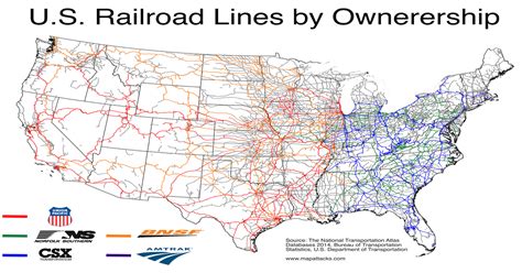 Map Of Railroads In The Us World Map