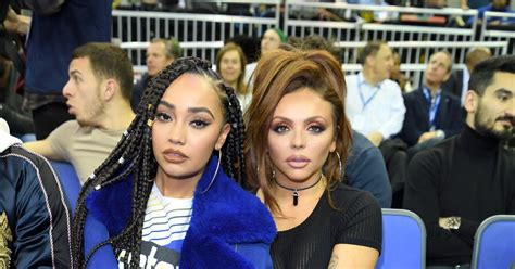 I do not own any of these videos!this is for entertainment. Little Mix's Jesy Nelson squeezes in on Leigh-Anne Pinnock ...