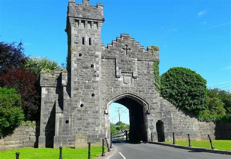 The Entrance At Belleek Castle On A Summers Day With Magnificent