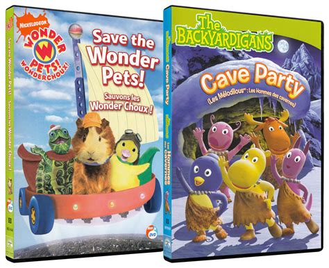 Save The Wonder Pets Cave Party2 Pack Bilingual On Dvd Movie