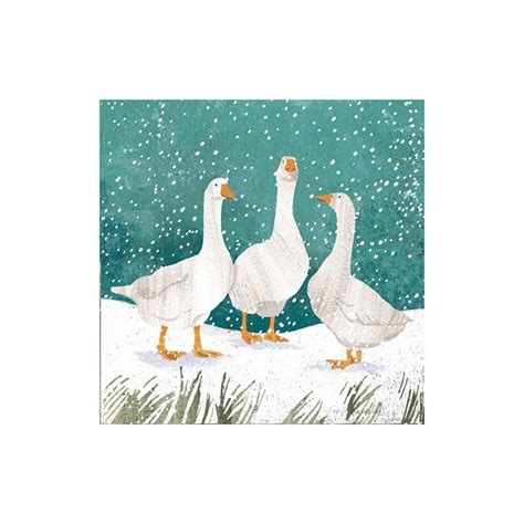 Geese A Laying Charity Christmas Card