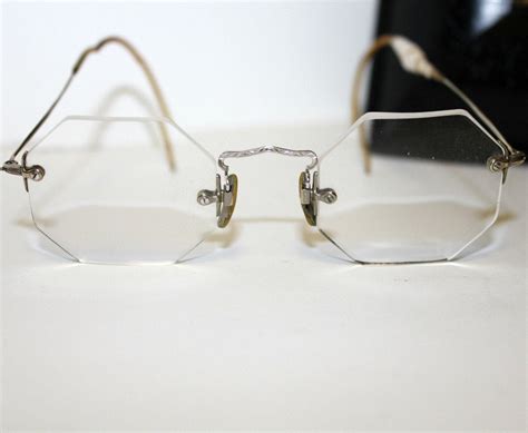 687 octagon shape stock video clips in 4k and hd for creative projects. Vintage Rimless Eyeglasses Octagon Silver Tone Small Size