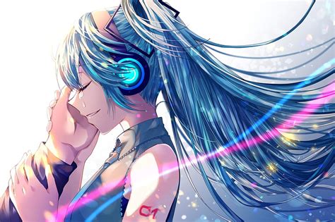 1920x1080px 1080p Free Download Hatsune Miku Crying Tears Closed