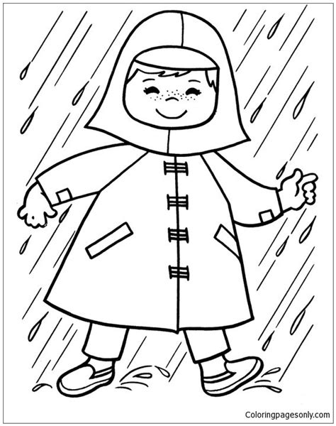 Rain Coloring Pages For Toddlers Top 10 Free Printable Weather