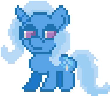 Safe Artist Doubletabb Trixie Pony Unicorn Female Mare Pixel Art Solo Sprite