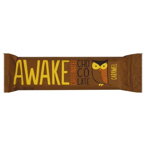 Awake Caffeinated Milk Chocolate Caramel Bar Shop Candy At H E B