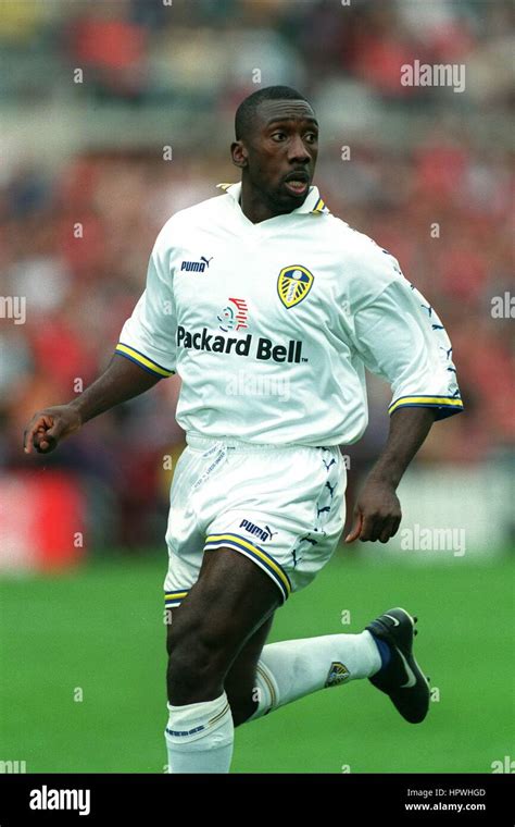 Jimmy Floyd Hasselbaink Leeds United Fc 03 August 1998 Stock Photo Alamy
