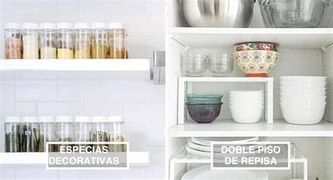 En la cocina contamos, además de con un mobiliario específico y equipos electrodomésticos que no tienen cabida en ningún otro lugar de la casa, con pues te facilitamos 15 ideas para que soluciones satisfactoriamente este este reto y cuentes, además, con una cocina perfectamente organizada. 10 perfectos trucos de cómo organizar una cocina pequeña ...