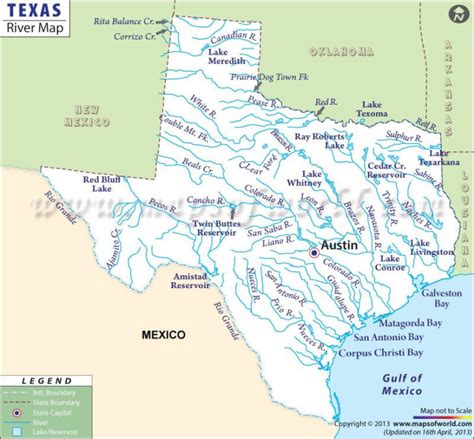 Texas Rivers Map Rivers In Texas Map Texas Texas Map Printable Maps
