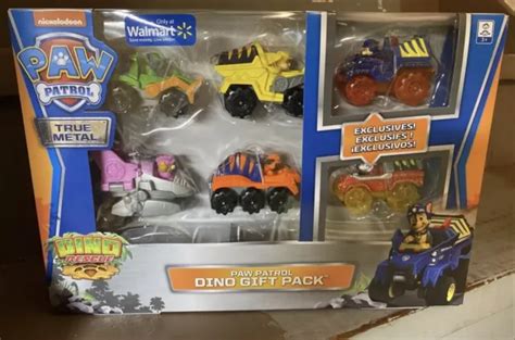 Paw Patrol True Metal Dino Rescue T Pack Of 6 Collectible Die Cast