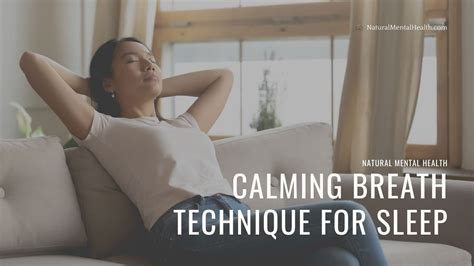 The Calming Breath Technique Stress Less And Sleep Better
