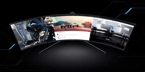 Samsung Ultra Wide 49 Inch Gaming Monitor Features A 1000r Curved