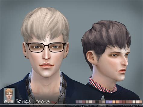 Sims 4 Ccs The Best Male Hair By Wingssims