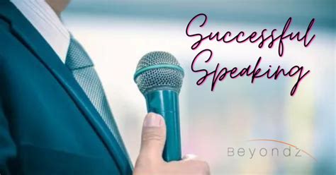 Successful Speaking Beyond Z Consulting
