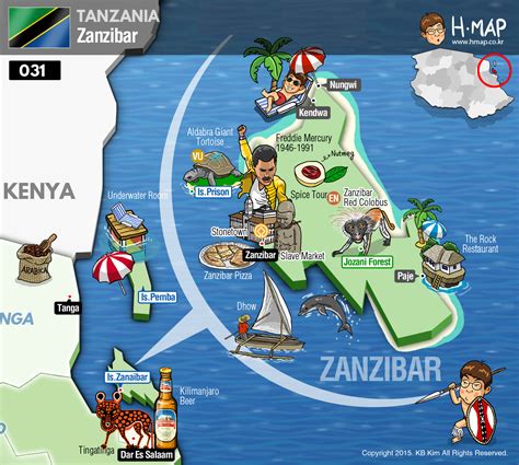 Zanzibar Tourist Map My Maps