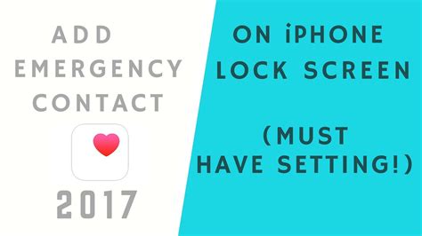 How To Add Emergency Contact To Medical Id On Iphone