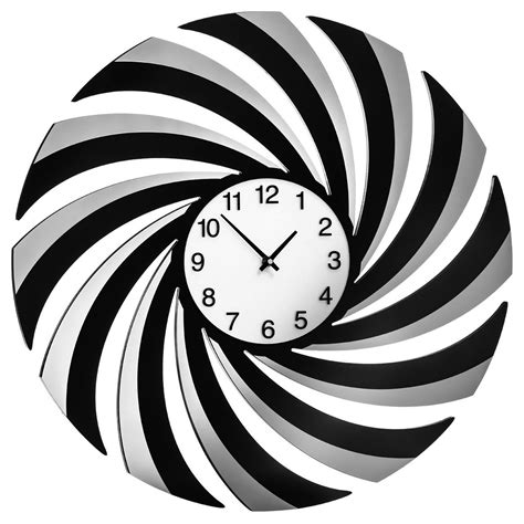 Spiral Wall Clock Modern And Contemporary Furniture