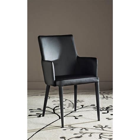 Shop with afterpay on eligible items. Safavieh Summerset Black Bicast Leather Arm Chair-FOX2015B ...