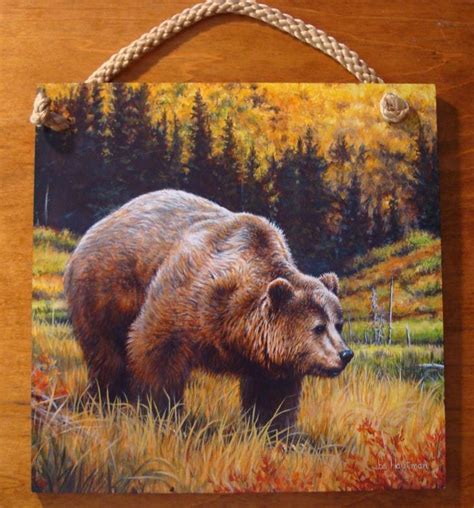 Cabin bear decor | northwoods bath time bear clock wall decor. Gorgeous Grizzly Bear Wood Sign Rustic Lodge Primitive Log ...
