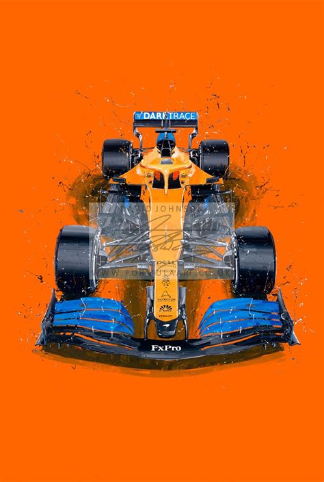 Lando Norris 2020 Signed