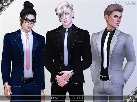 Male Suit Jacket Veston Complet The Sims 4 P1 Sims4 Clove Share
