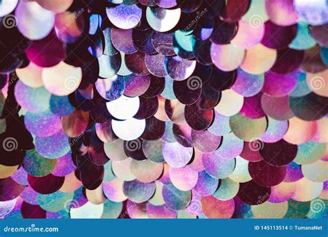 Shiny Abstract Background Of Semicircular Multi Colored Plastic