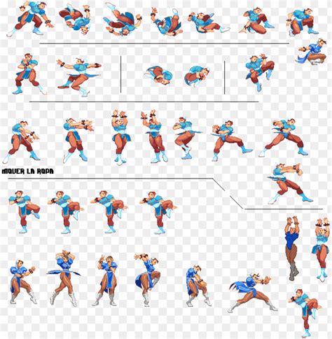 Chun Li Sf3 Sprites Png Image With Transparent Background Toppng