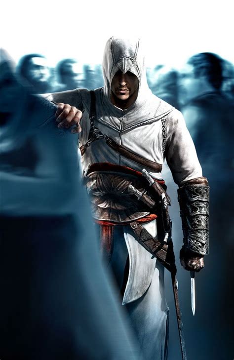 Altair Moving Through Crowd Characters And Art Assassins Creed