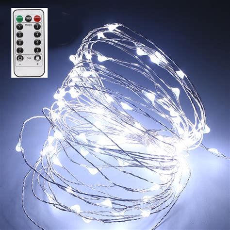 10m 100leds Fairy String Lights Aa Battery Powered Led Copper Wire