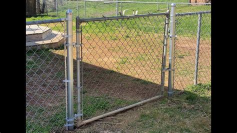 How To Build A Gate For Chain Link Fence Builders Villa