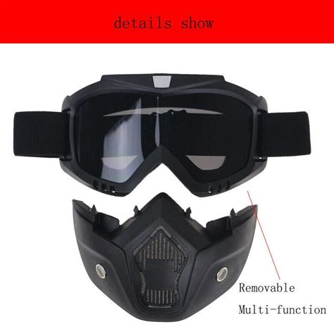Cheap Motorcycle Helmet Professional Outdoor Cycling Face Mask Goggles