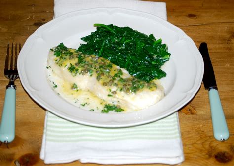 Baked Sea Bass With Lemon Caper Dressing Goodfood For Us