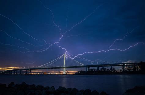 In Pictures California Hit By Lightning Rare Thunderstorms News