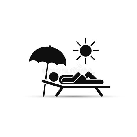 Deck Chair Sun And Umbrella On A Beach Relaxation Travel Vacation