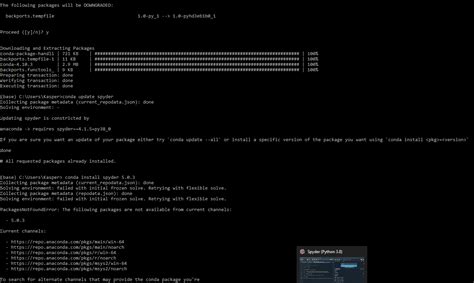 Python Keeping Spyder Updated In Anaconda Stack Overflow