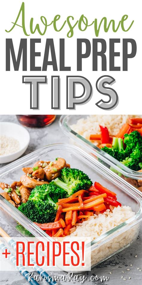 The Best Meal Prep Tips Easy Recipe Ideas Easy Healthy Meal Prep