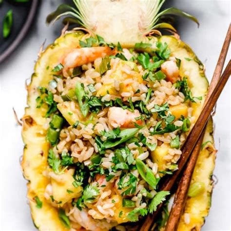 Pineapple Shrimp Fried Rice Skinnytaste